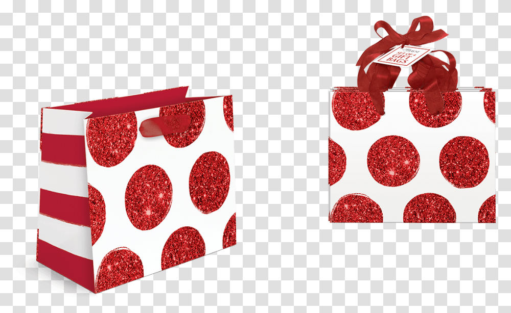 Red Bold Dot Small Gift Bags Illustration, Handbag, Accessories, Accessory, Shopping Bag Transparent Png