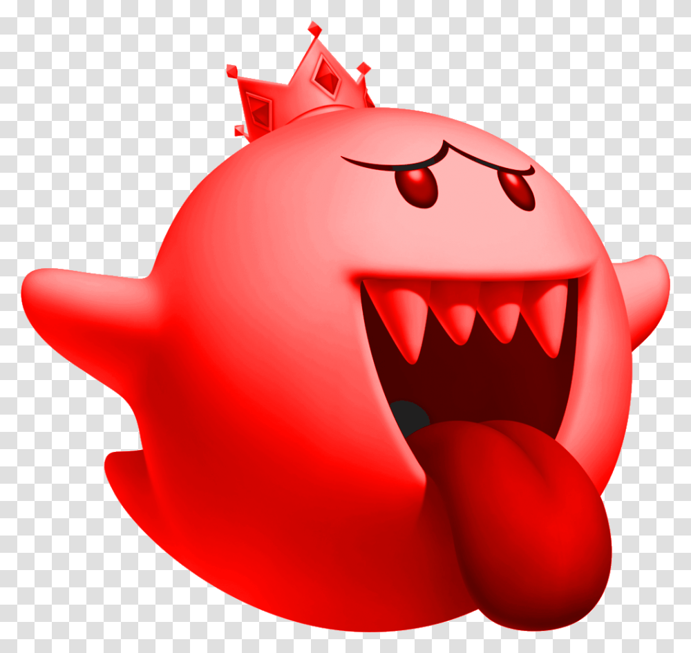 Red Boo Super Mario, Piggy Bank Transparent Png