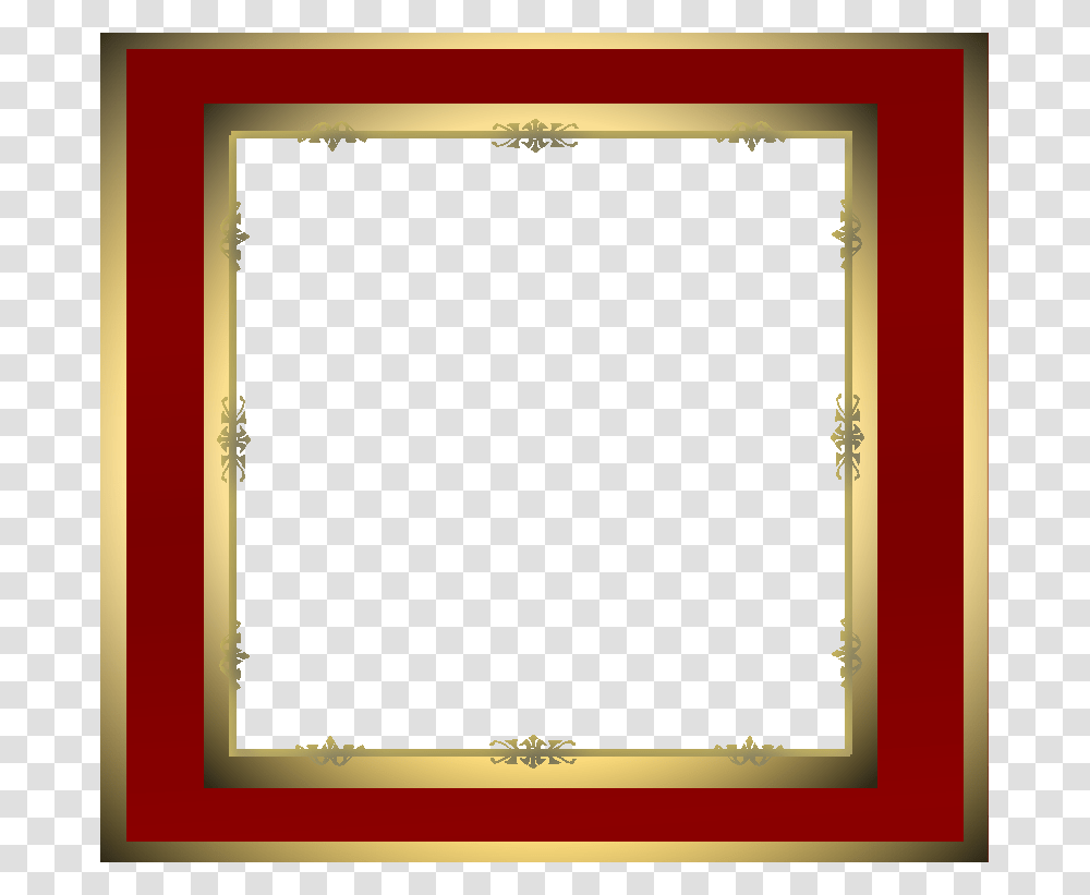 Red Border Frame Image, Blackboard Transparent Png