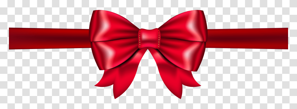 Red Bow Clip, Tie, Accessories, Accessory, Necktie Transparent Png