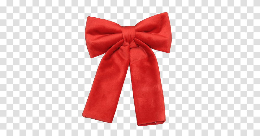 Red Bow Tie Free Red Ribbon Tie, Sash, Velvet, Clothing, Apparel Transparent Png
