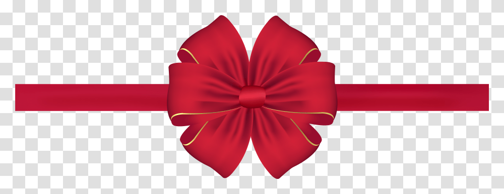 Red Bow With Art Satin, Cushion, Tie, Accessories, Accessory Transparent Png