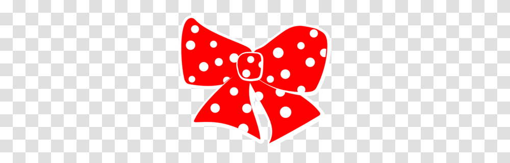 Red Bow With White Polka Dots Clip Art, Texture, Mustache, Pattern Transparent Png