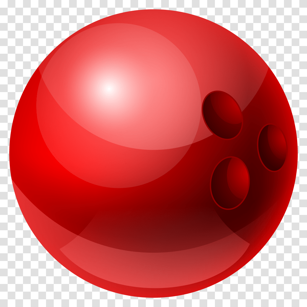 Red Bowling Ball, Sphere, Balloon Transparent Png