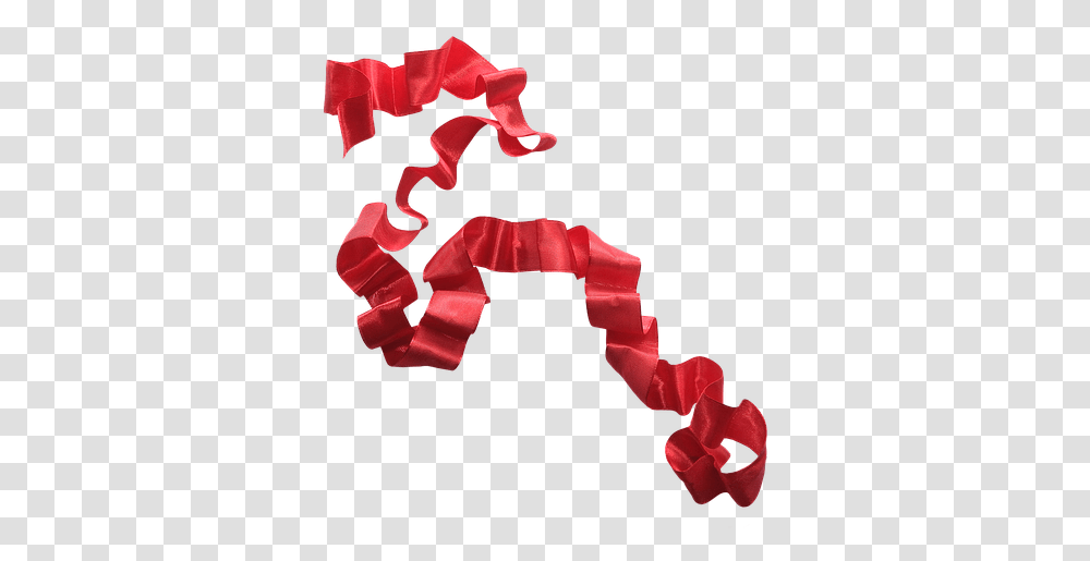Red Bows Ornament Ribbon Horizontal, Paper, Animal, Art, Seahorse Transparent Png