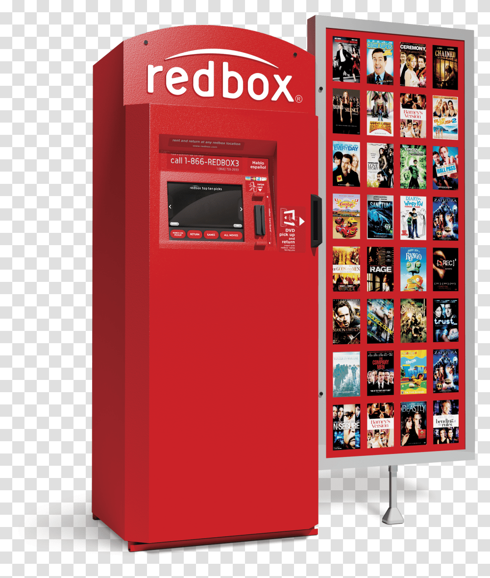Red Box Movie Rental Transparent Png