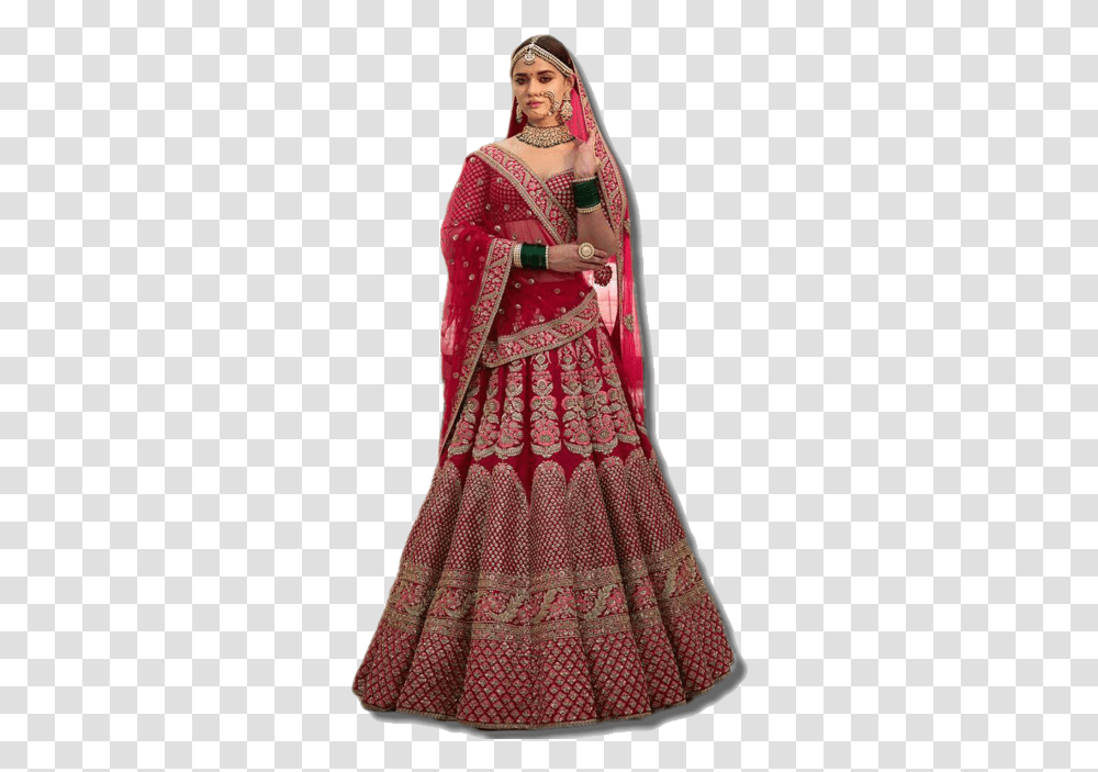 Red Bridal Lehenga Image File Bridal Lehenga Blouse Designs, Apparel, Dress, Sari Transparent Png