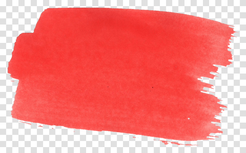 Red Brush Paper, Flag, Cushion, Canvas Transparent Png