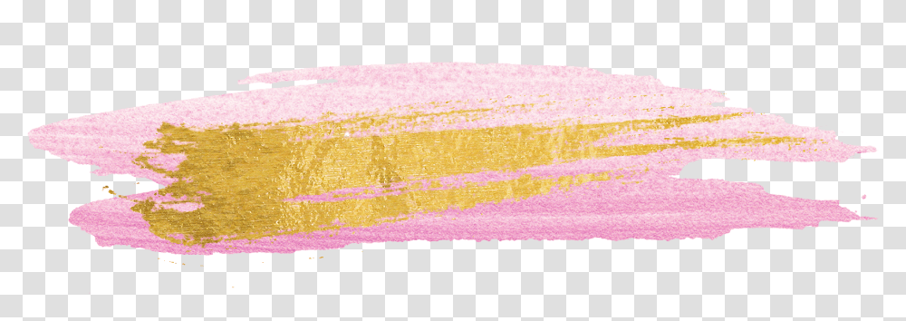 Red Brush Stroke Gold Pink Brush Stroke, Rug Transparent Png