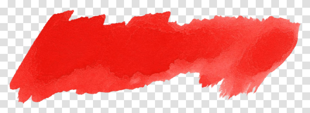 Red Brush Stroke, Label, Rug, Stain Transparent Png