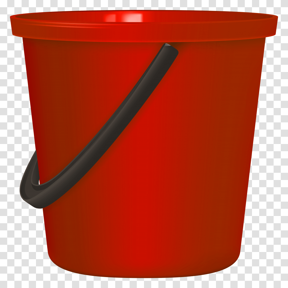 Red Bucket Clip Art Transparent Png