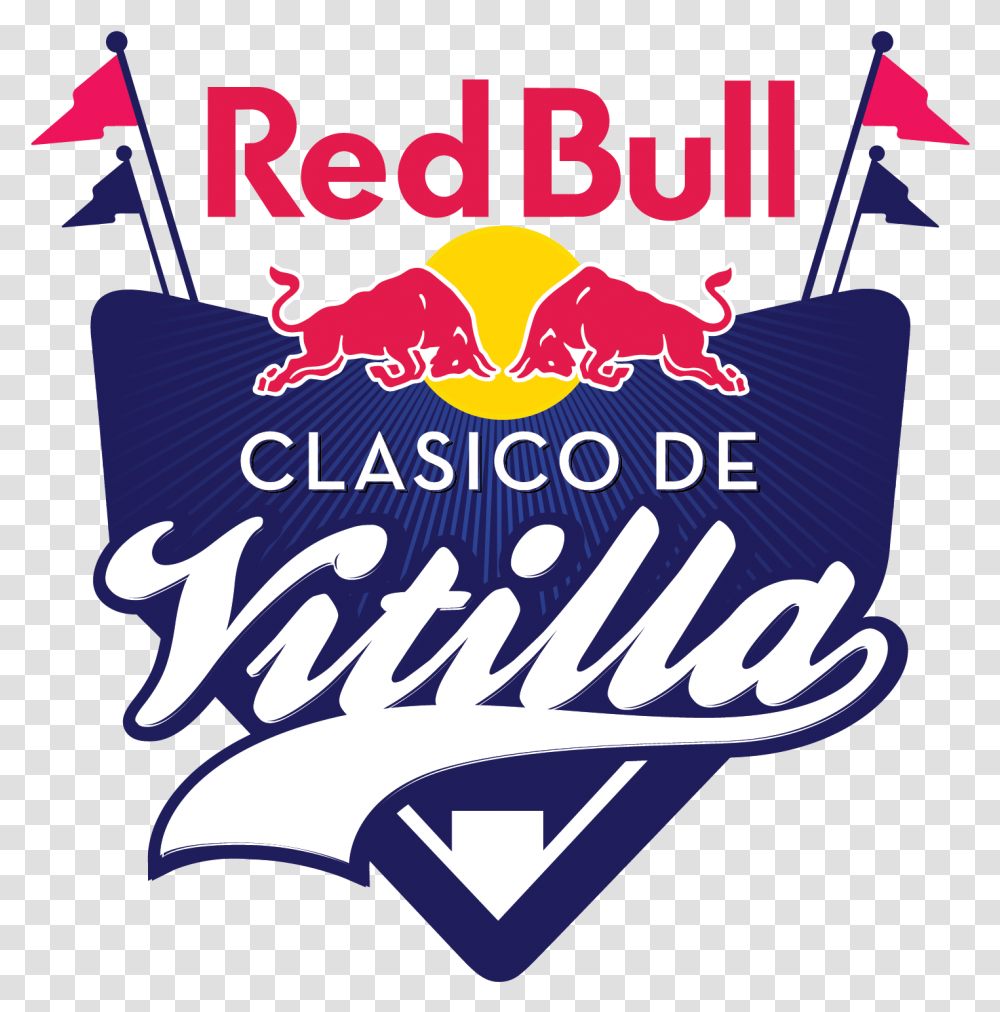 Red Bull Clasico De Vitilla Red Bull, Text, Advertisement, Poster, Flyer Transparent Png