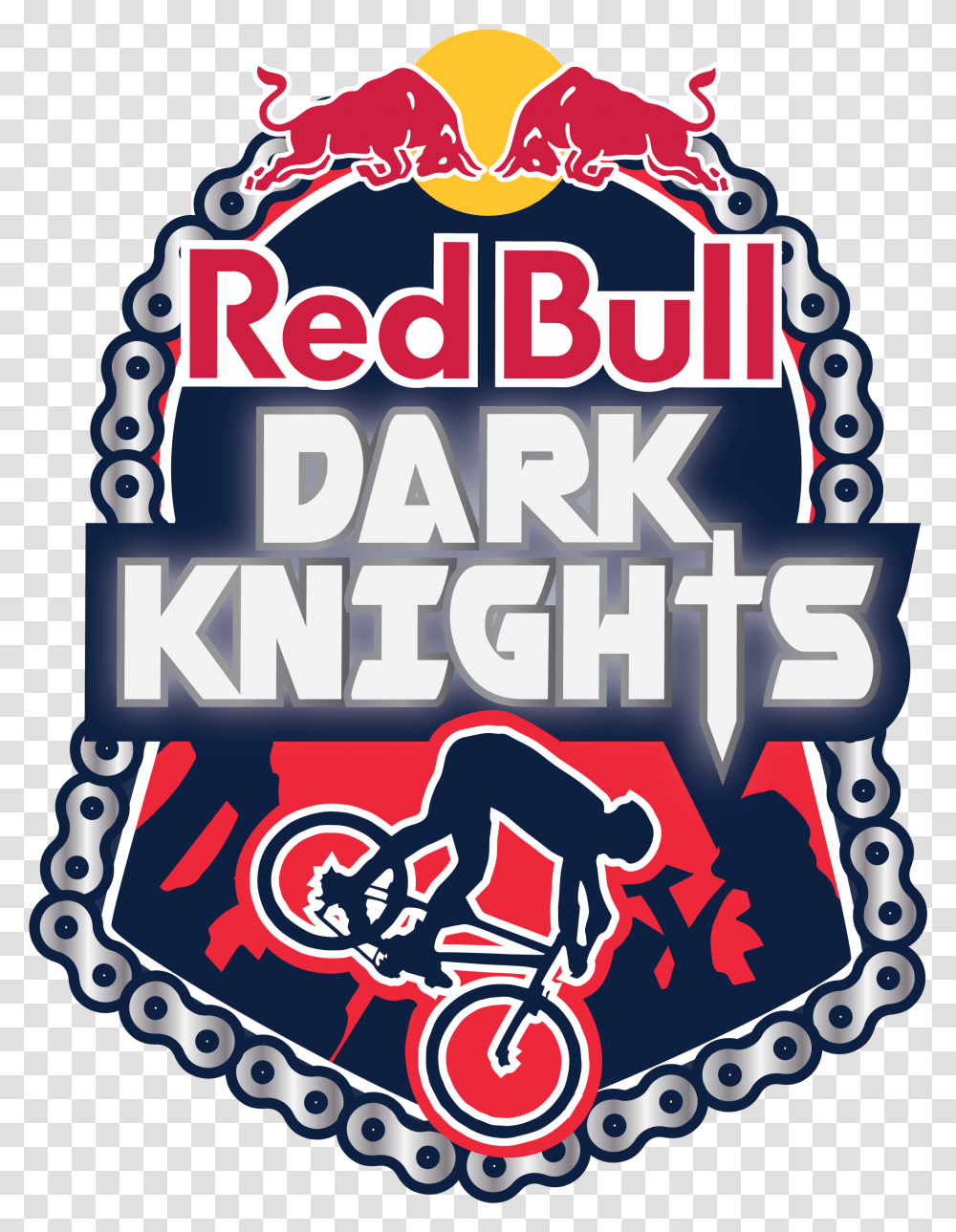Red Bull Dark Knights, Label, Logo Transparent Png