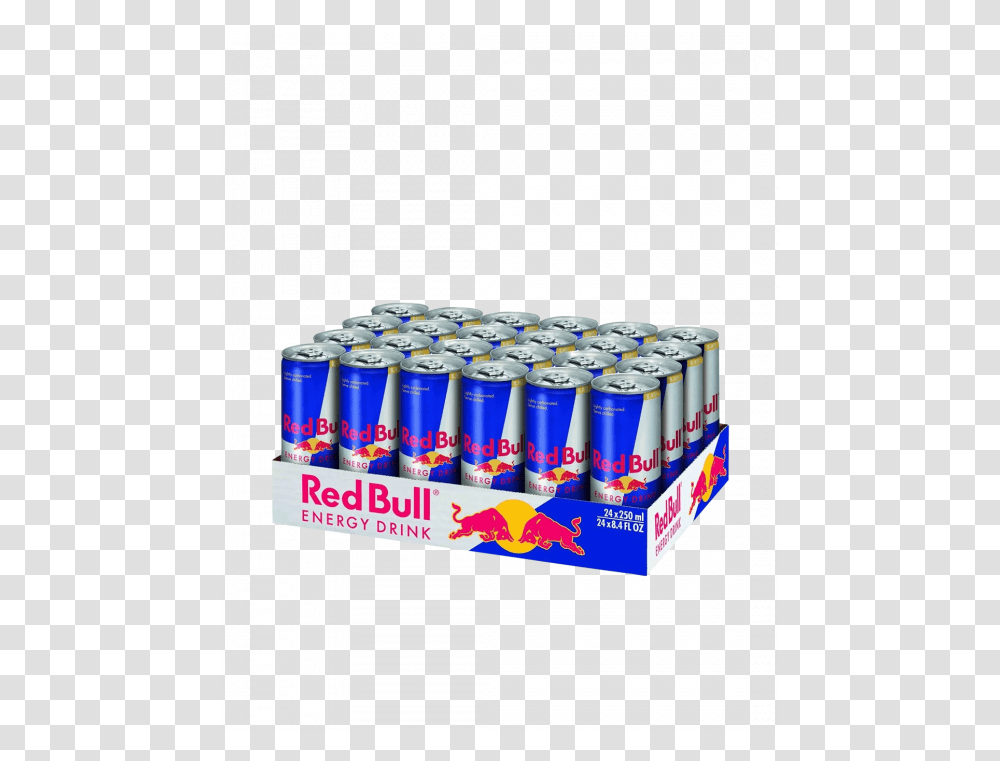 Red Bull Energy Drink 24 X 250ml Can Red Bull Case, Tin, Aluminium, Fireworks, Night Transparent Png