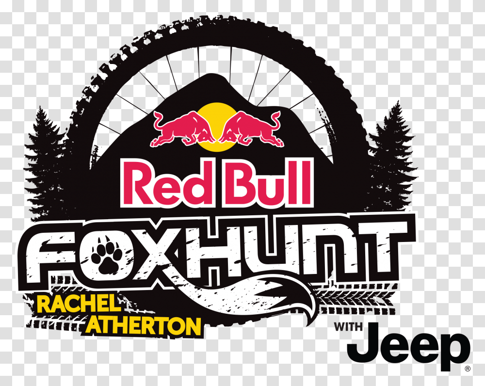 Red Bull Foxhunt 2015 Logo Red Bull Bike Logo, Label, Poster Transparent Png