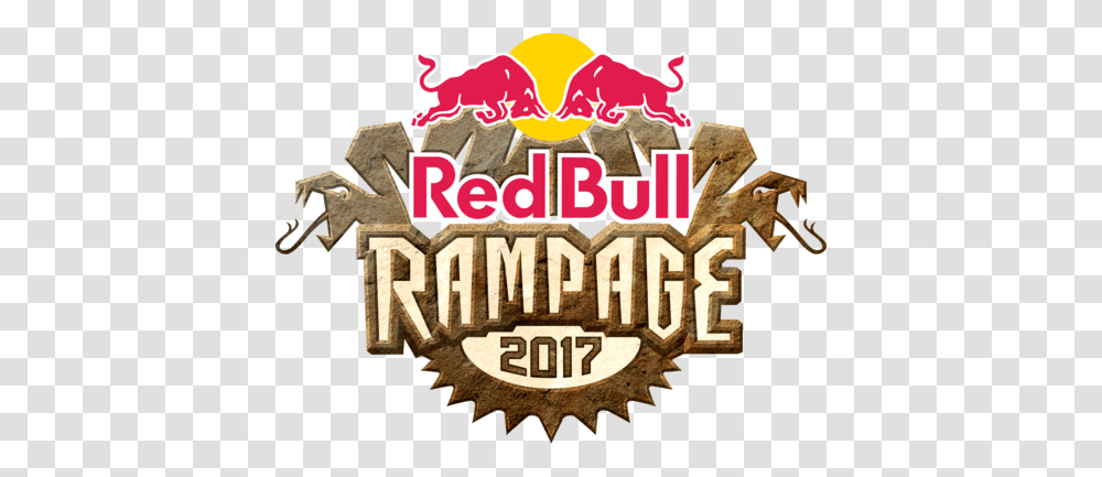 Red Bull Rampage Logo, Label, Poster, Advertisement Transparent Png
