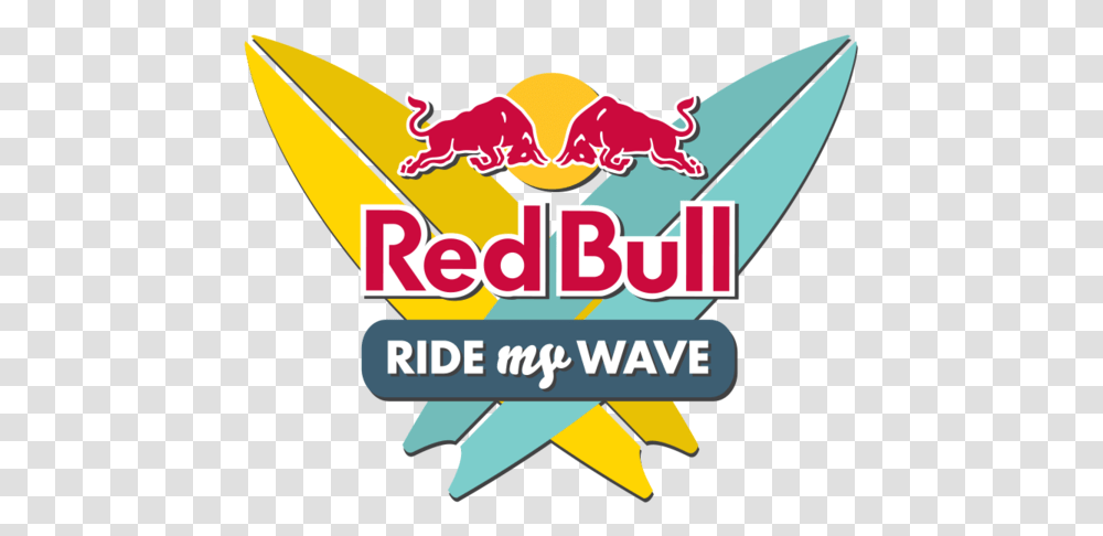 Red Bull Surfing Logo, Advertisement, Poster, Label Transparent Png