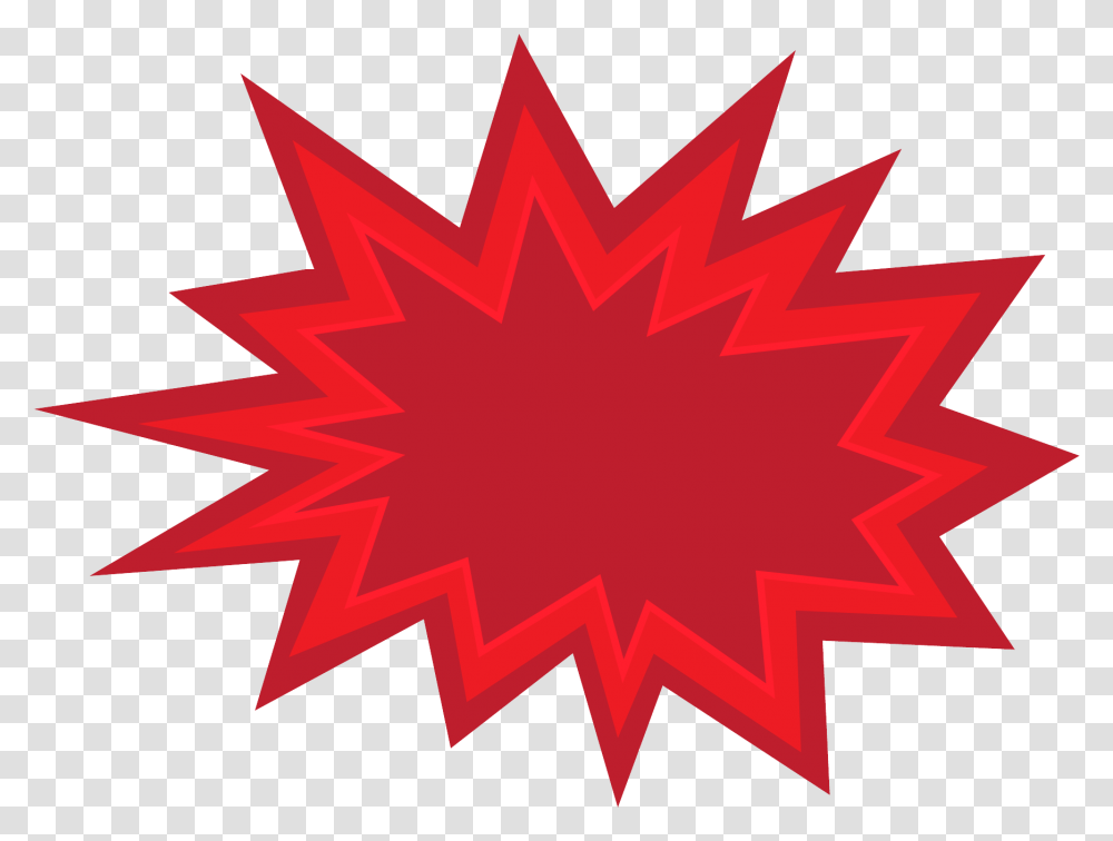 Red Burst Callout Star Vector, Leaf, Plant, Cross, Symbol Transparent Png
