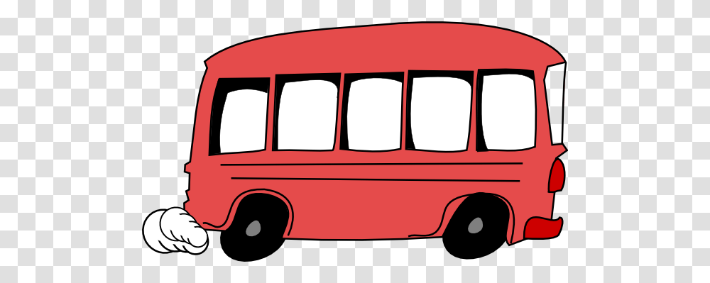 Red Bus Clip Art, Minibus, Van, Vehicle, Transportation Transparent Png