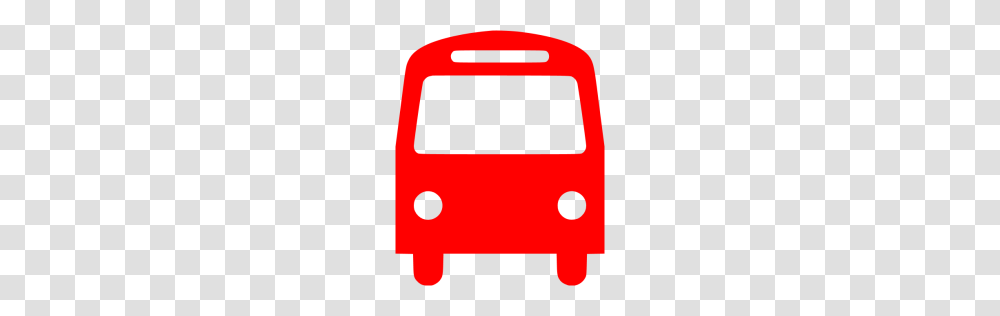 Red Bus Icon, Logo, Trademark Transparent Png