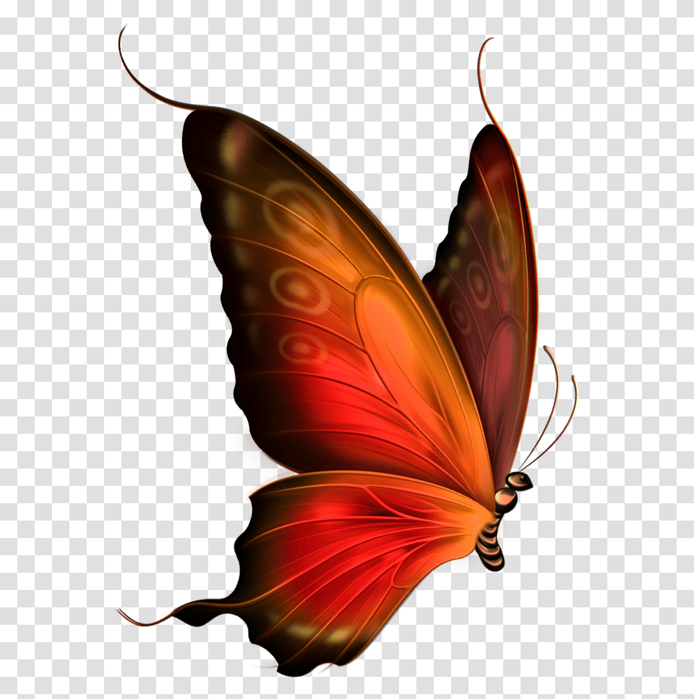 Red Butterfly Background Butterfly Gif, Pattern, Ornament, Fractal Transparent Png
