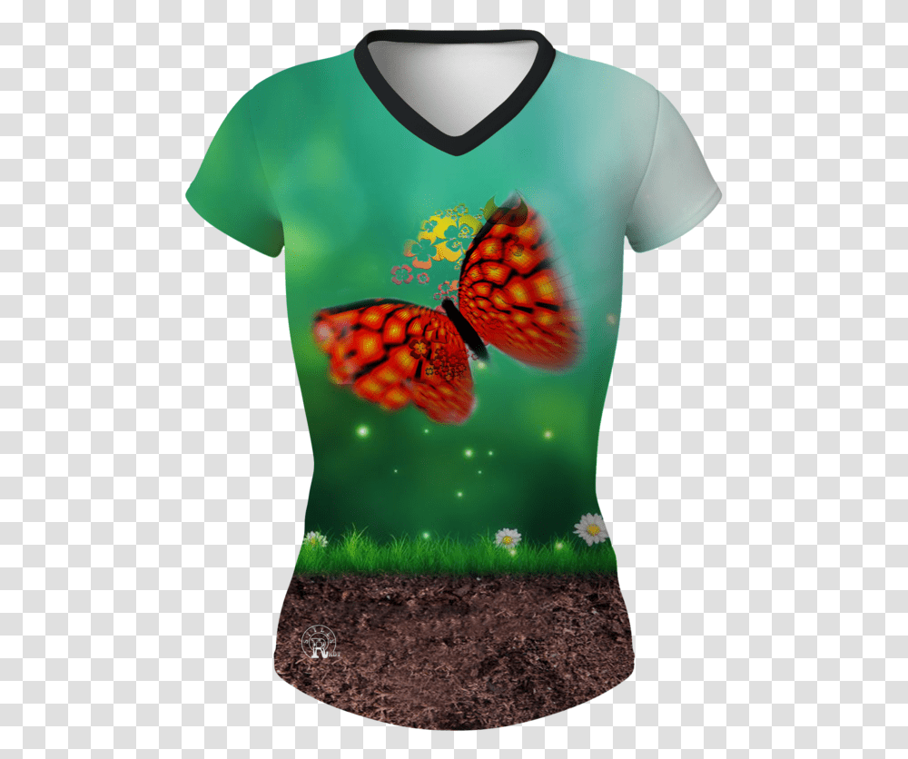 Red Butterfly, Apparel, Sleeve, T-Shirt Transparent Png