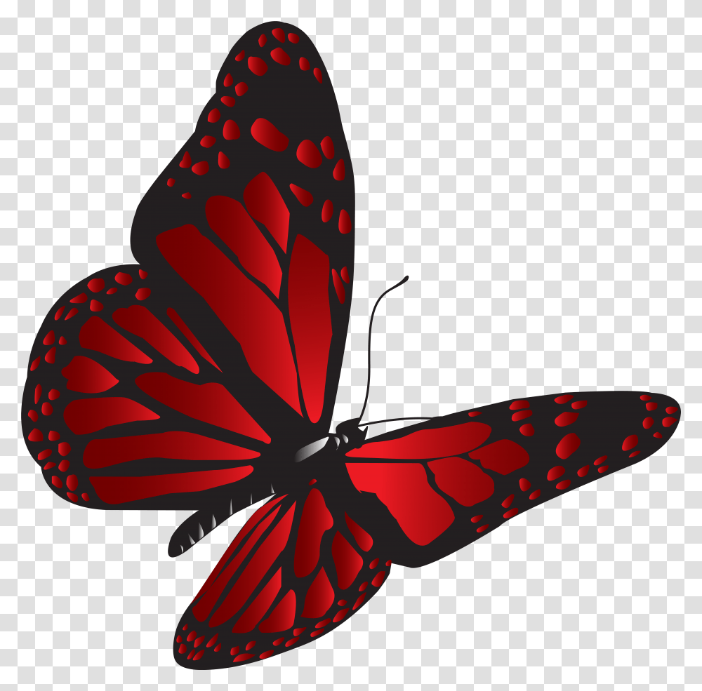 Red Butterfly Download, Insect, Invertebrate, Animal, Baseball Cap Transparent Png