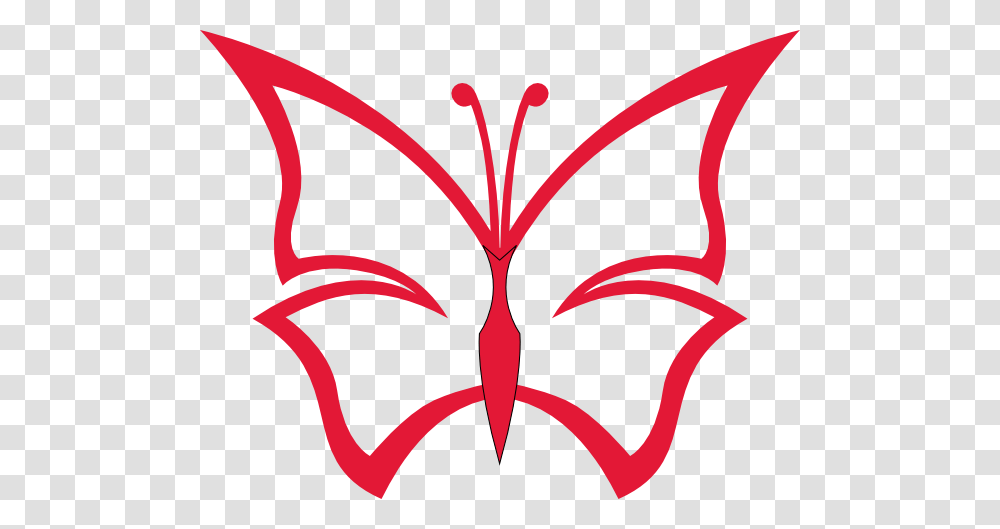 Red Butterfly Outline Clip Art, Dynamite, Bomb, Weapon Transparent Png