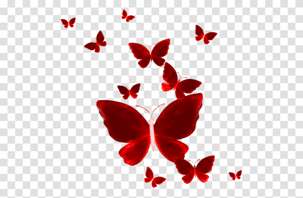 Red Butterfly Red Butterfly Hd, Petal, Flower, Plant, Blossom Transparent Png
