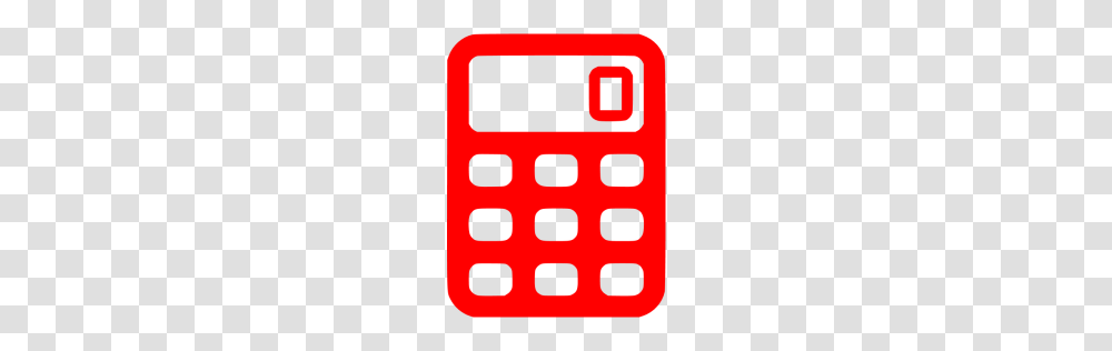 Red Calculator Icon, Logo, Trademark Transparent Png