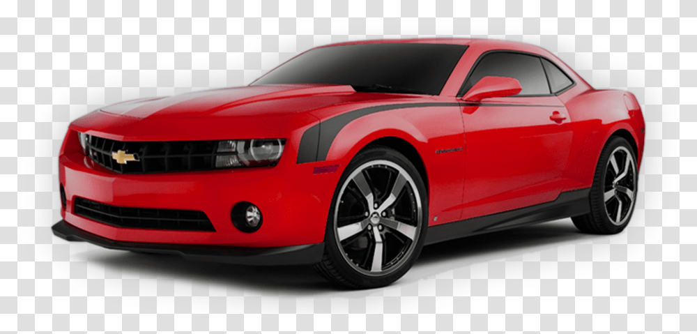 Red Camaro, Car, Vehicle, Transportation, Automobile Transparent Png