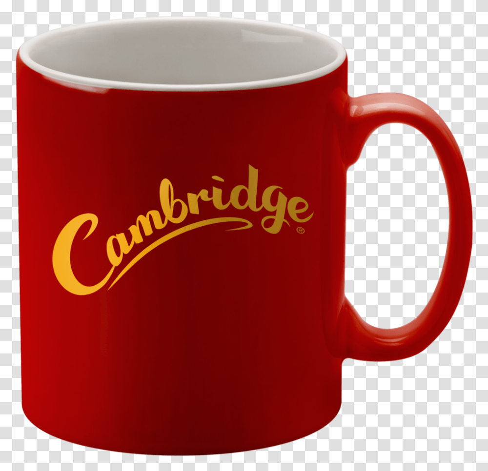 Red Cambridge Mug, Coffee Cup, Ketchup, Food, Espresso Transparent Png