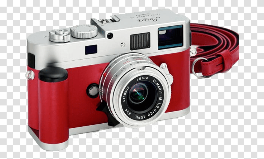 Red Camera Limited Edition Hermes Leica M9 Camera, Electronics Transparent Png