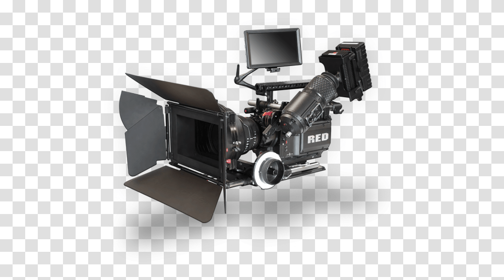Red Camera Red One Mysterium, Electronics, Monitor, Screen, Display Transparent Png