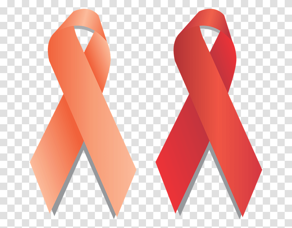 Red Cancer Awareness Ribbon Signo De Leucemia, Apparel, Tape, Footwear Transparent Png