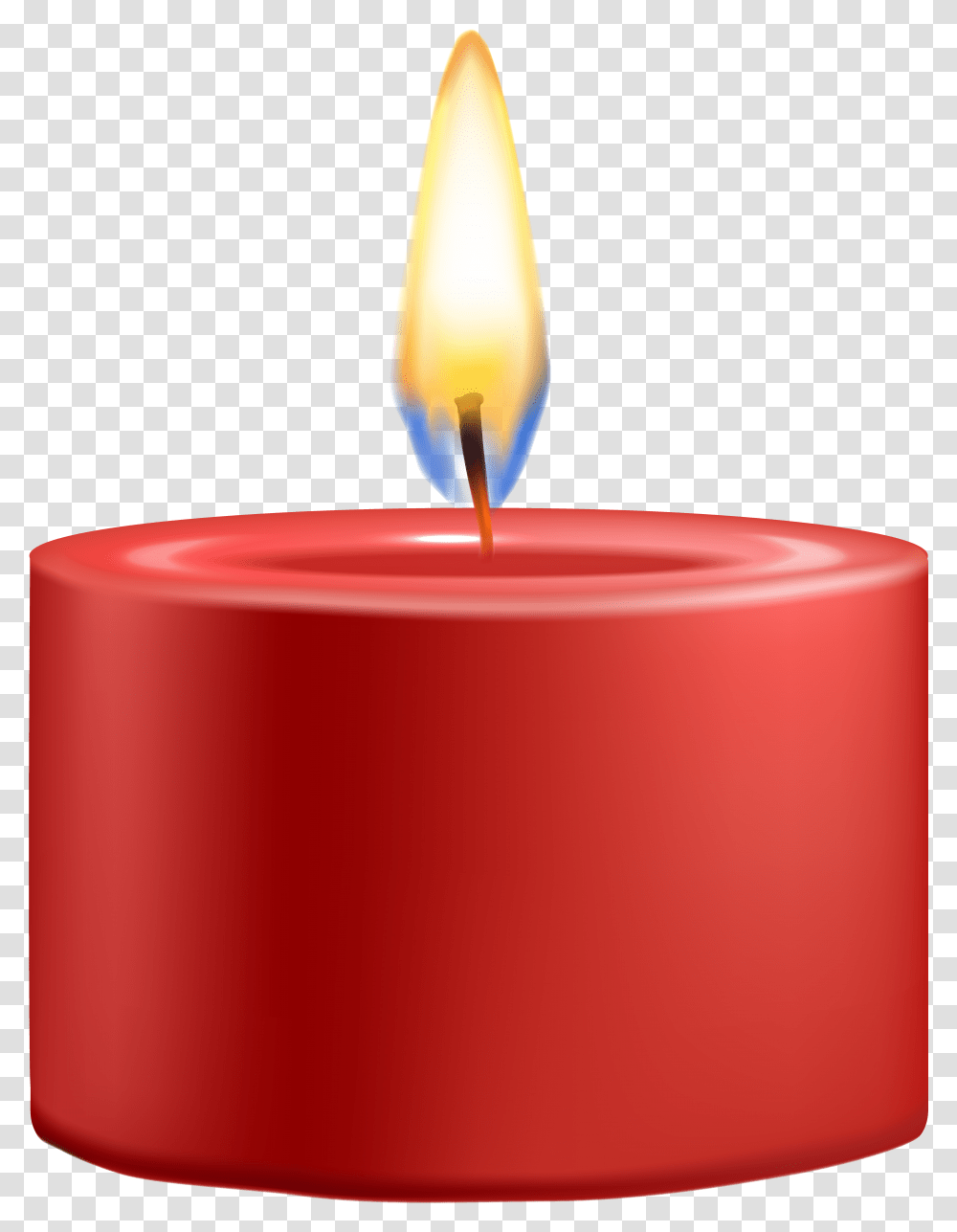 Red Candle Clip Art Transparent Png