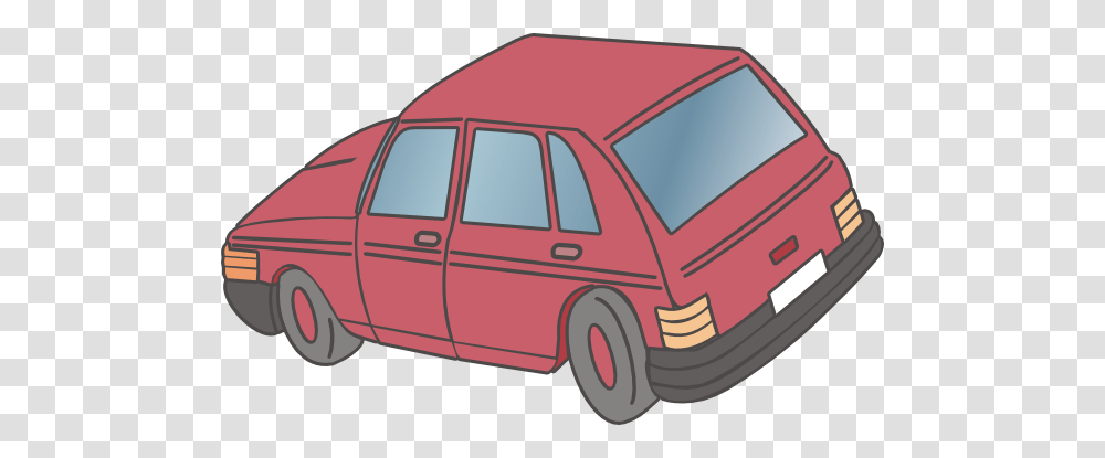 Red Car Hatchback Clip Art Free Vector, Van, Vehicle, Transportation, Tire Transparent Png