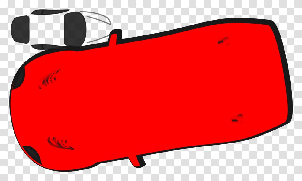 Red Car Top View 190 Svg Vector Red Car Top View Horizontal, Transportation, Vehicle, Sled, Weapon Transparent Png