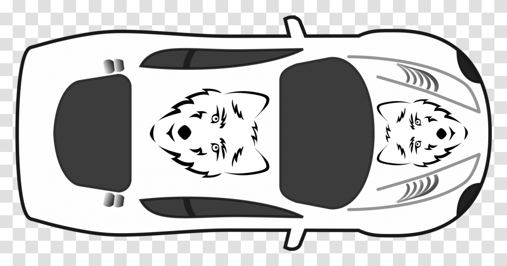 Red Car Top View 900px Large Size Clip Arts Free And Car Drawing Birds Eye View, Cat, Mammal, Animal, Weapon Transparent Png