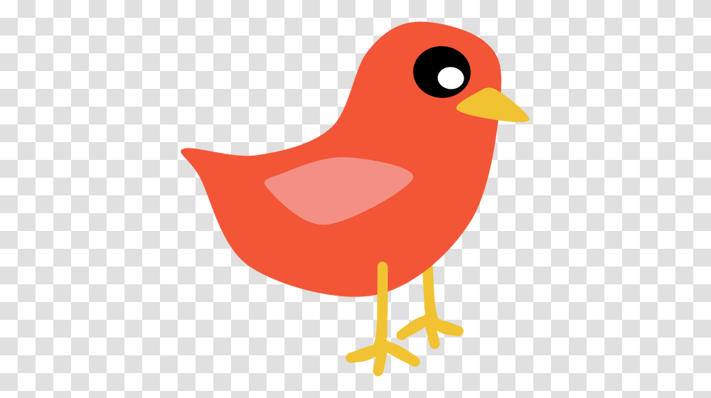 Red Cardinal Bird Vector Clip Art, Animal, Poultry, Fowl, Chicken Transparent Png