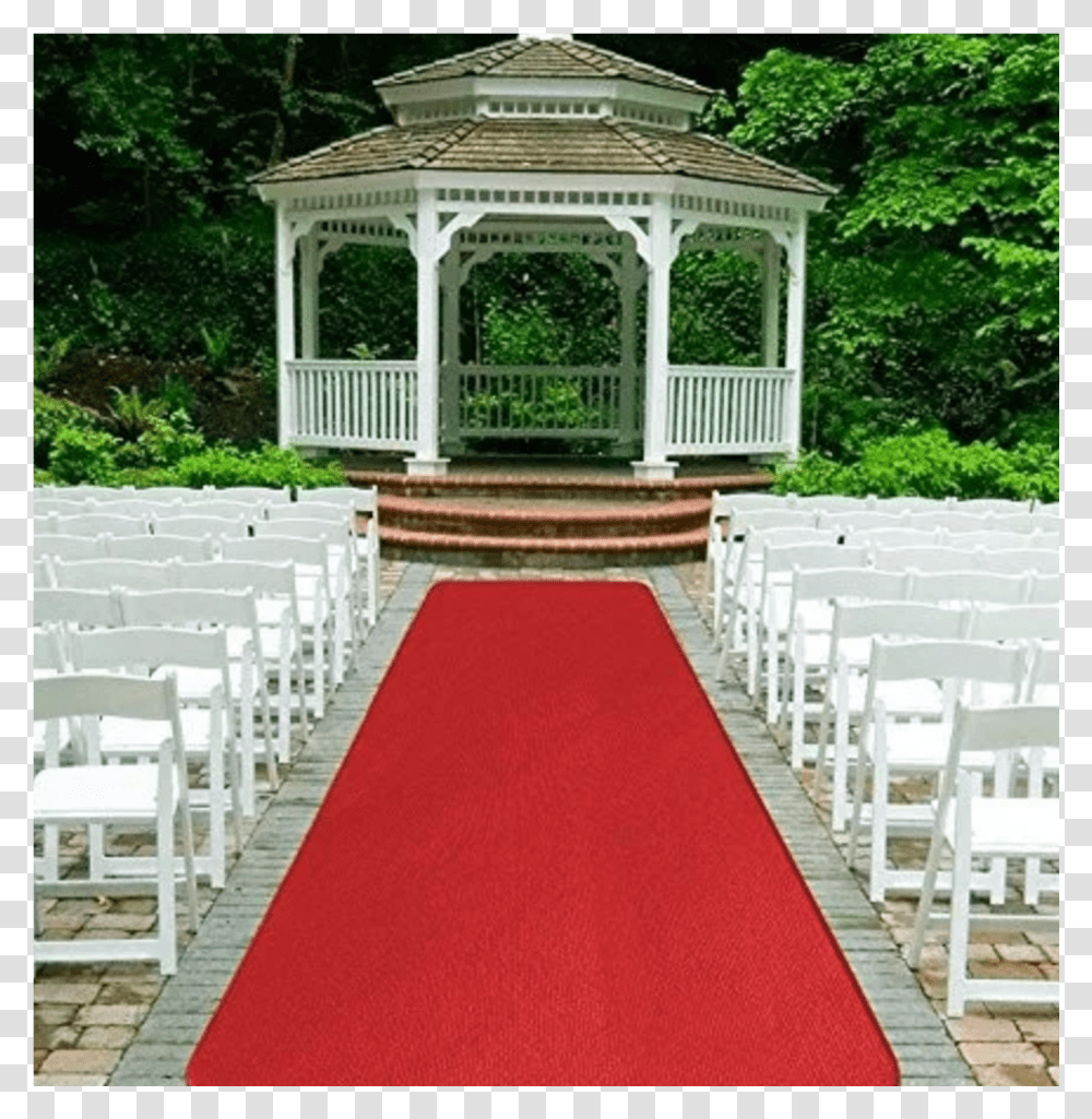 Red Carpet Aisle Runner For Wedding, Indoors, Chair, Furniture, Fashion Transparent Png