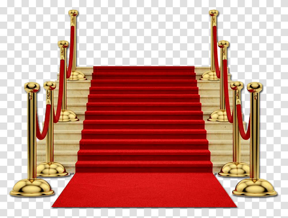 Red Carpet Laying Out The Red Carpet, Premiere, Fashion, Red Carpet Premiere, Staircase Transparent Png