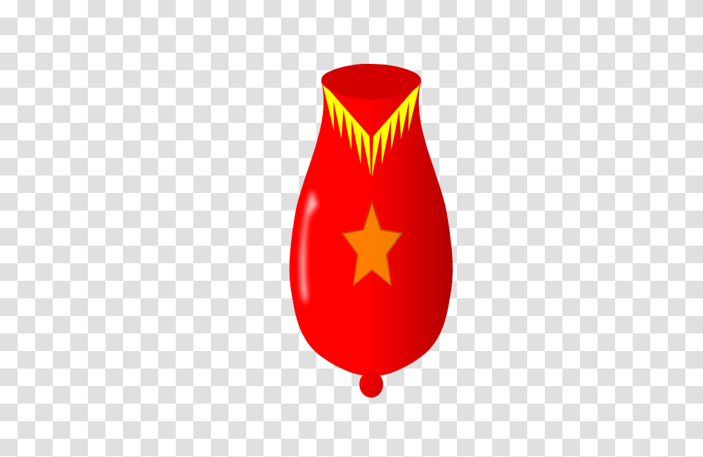 Red Cartoon Cannon Clip Art, Star Symbol, Balloon, Food Transparent Png