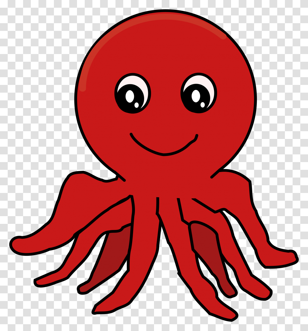 Red Cartoon Octopus Icons, Animal, Toad, Amphibian, Wildlife Transparent Png