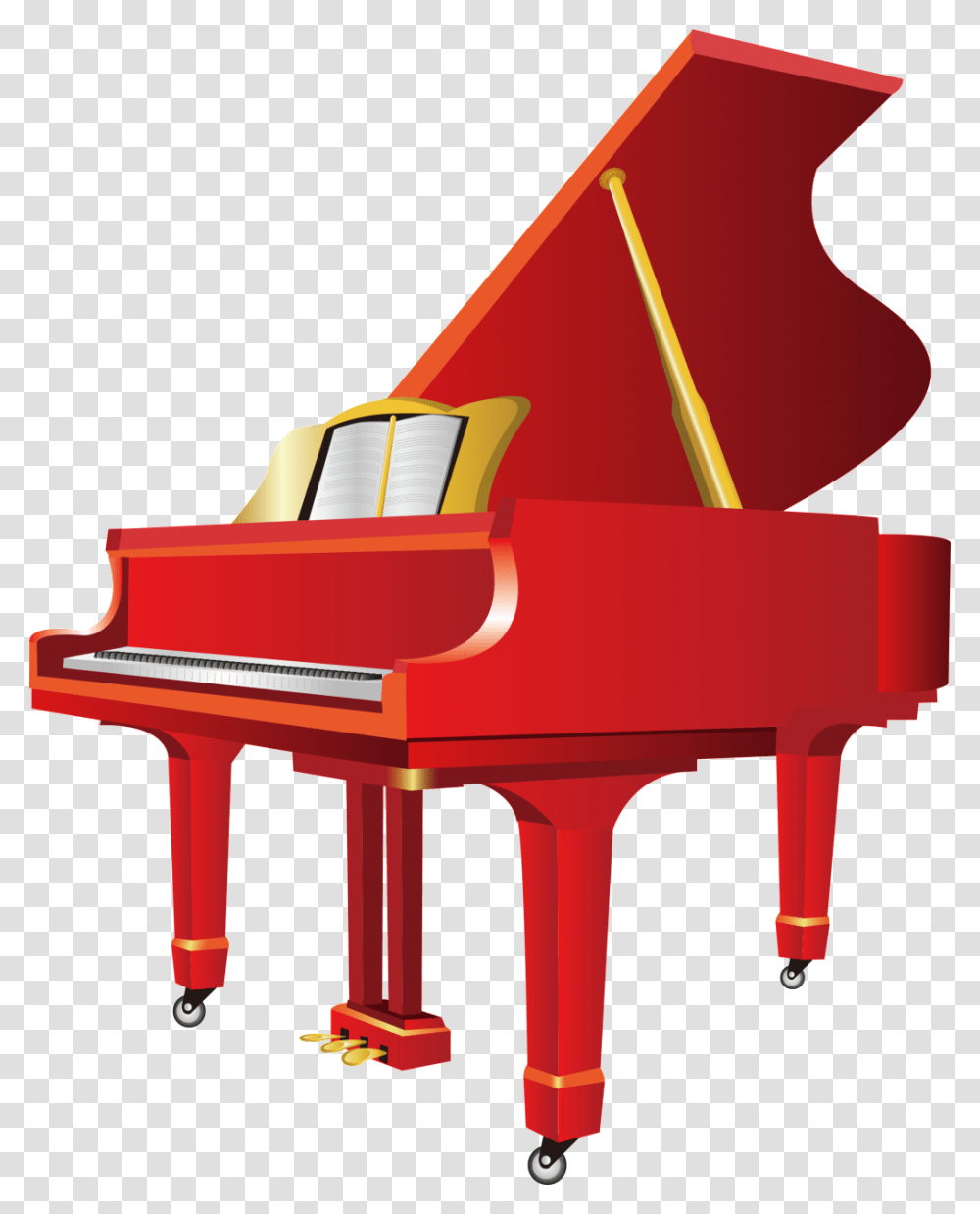 Red Cartoon Piano Design Free Download Vector, Grand Piano, Leisure Activities, Musical Instrument Transparent Png