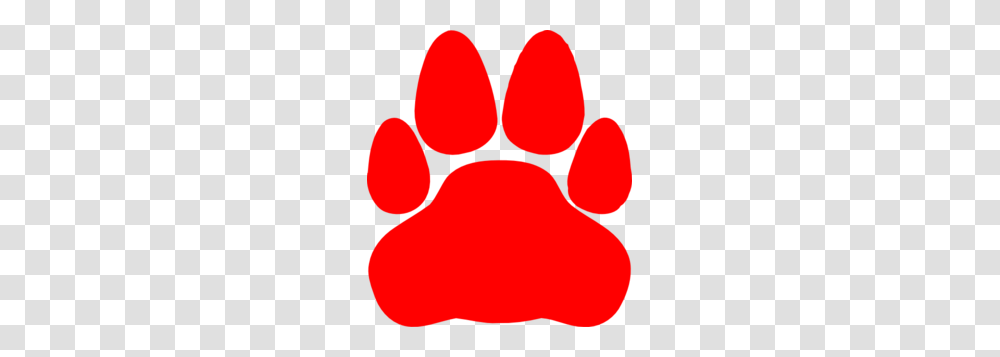 Red Cat Paw Print Clip Art, Pillow, Cushion, Animal, Crawdad Transparent Png