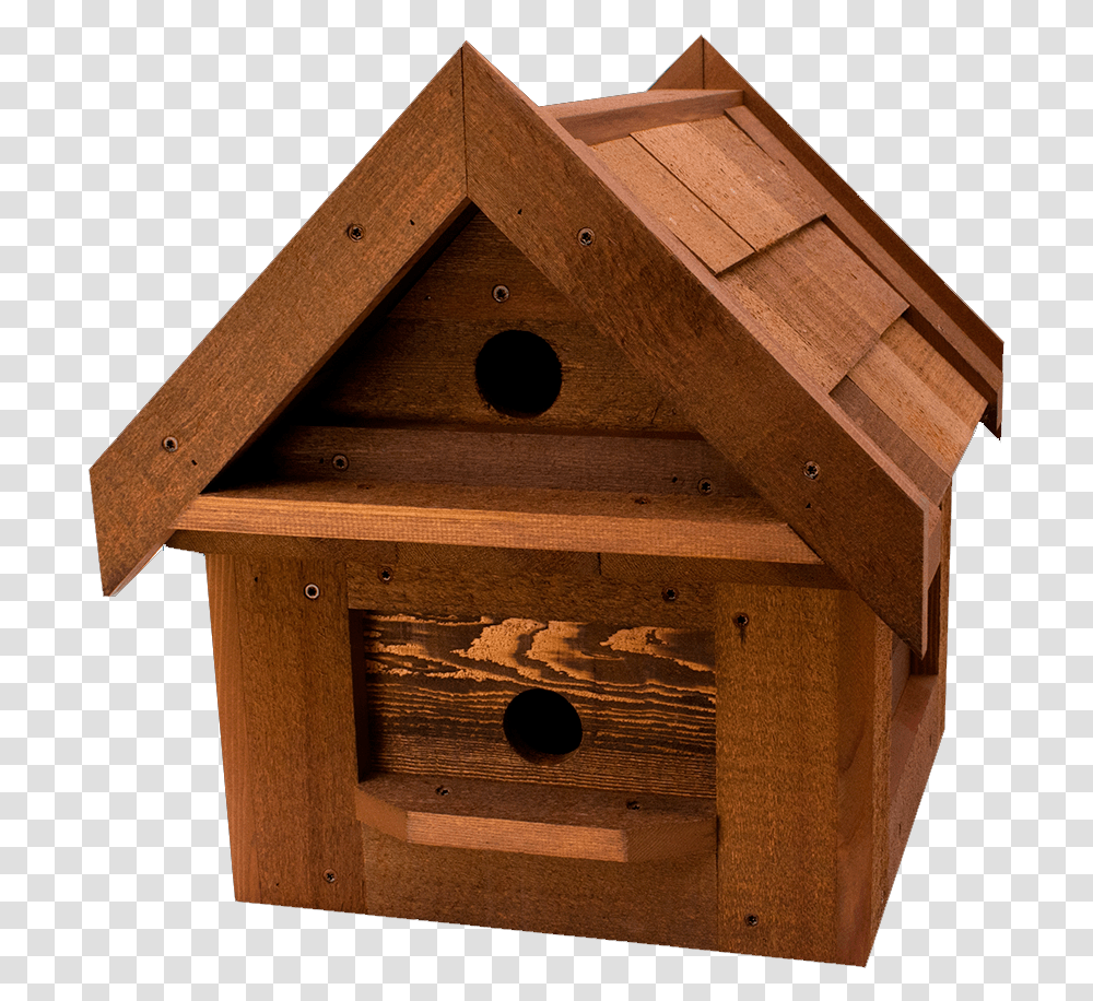Red Cedar Birdhouse Wood, Hardwood, Mailbox, Letterbox, Bird Feeder Transparent Png