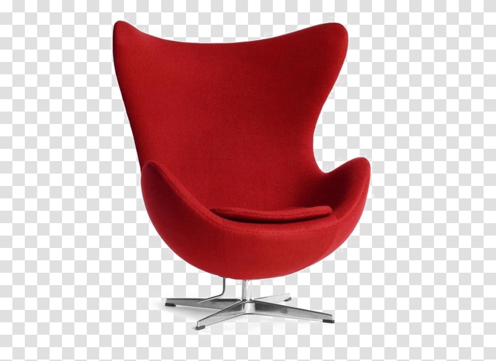 Red Chair, Furniture, Armchair, Cushion Transparent Png