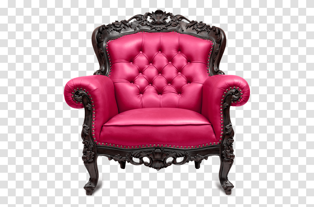 Red Chair, Furniture, Armchair Transparent Png