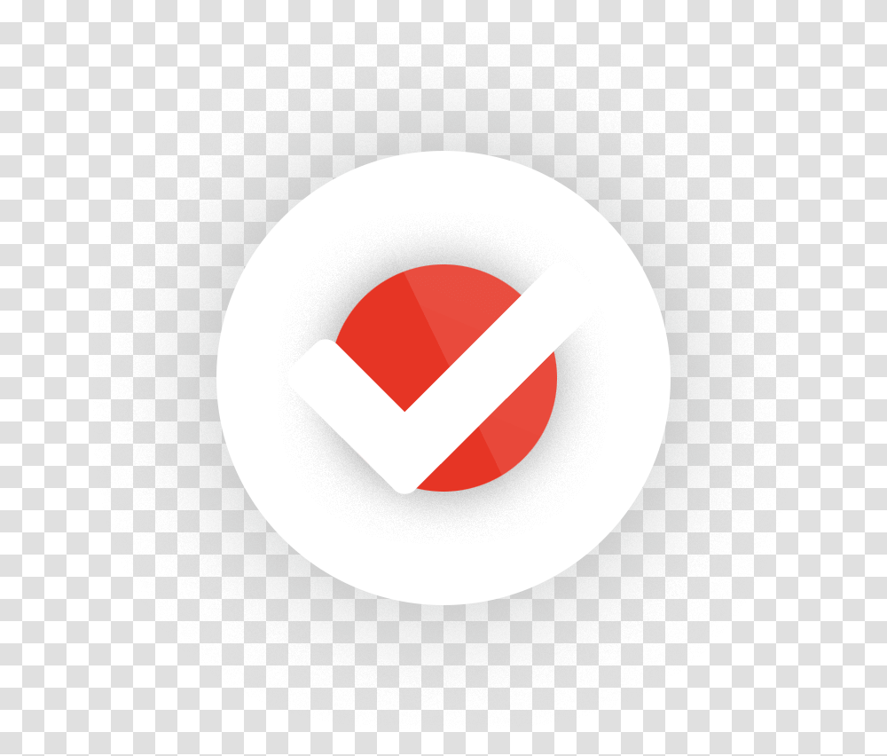 Red Check Mark Circle, Tape, Logo, Trademark Transparent Png